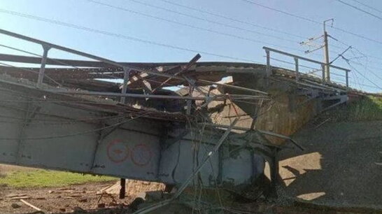 Партизани підірвали залізничний міст у Мелітополі: ним їздили військові ешелони з Криму