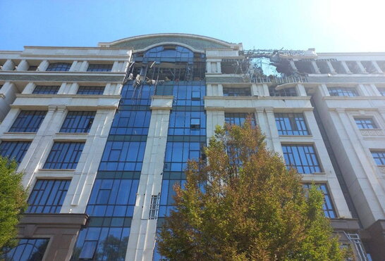 У Донецьку прилетів снаряд в "адміністрацію" пушиліна, — росЗМІ (фото, відео)