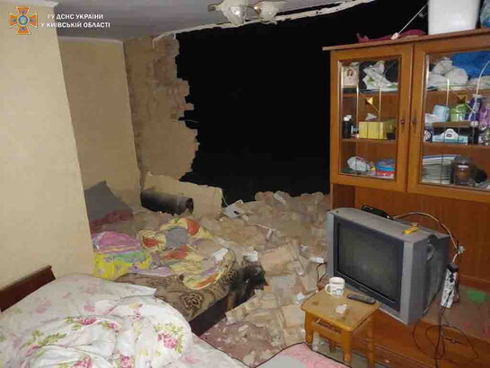 Через вибух газу в будинку на Київщині постраждало 7-місячне немовля (фото)