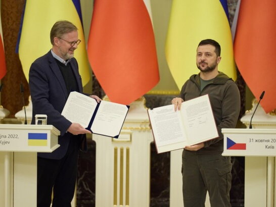 Зеленський та прем’єр Чехії підписали спільну декларацію щодо євроатлантичної перспективи України (відео)