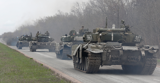 У Маріуполі помітили активний рух російської військової техніки (відео)