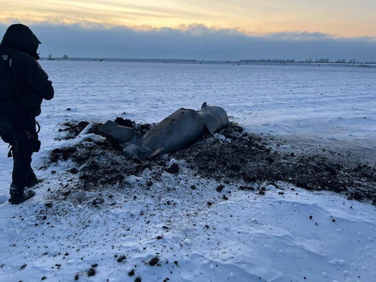 На Київщині виявили ще одну збиту російську ракету (фото)