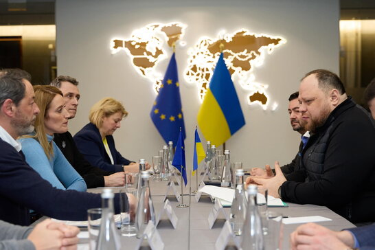 Стефанчук та Мецолоа обговорили шлях України до повноправного членства у ЄС