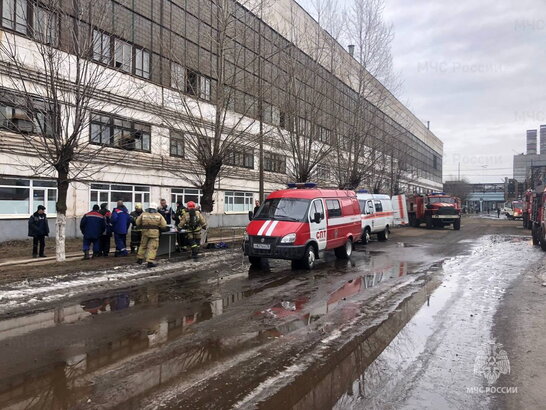 У рф сталася пожежа на території заводу, де виробляють мотори для військової техніки