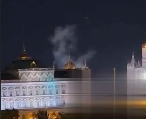 Вибухи в кремлі. російська влада звинувачує Україну (ВІДЕО)