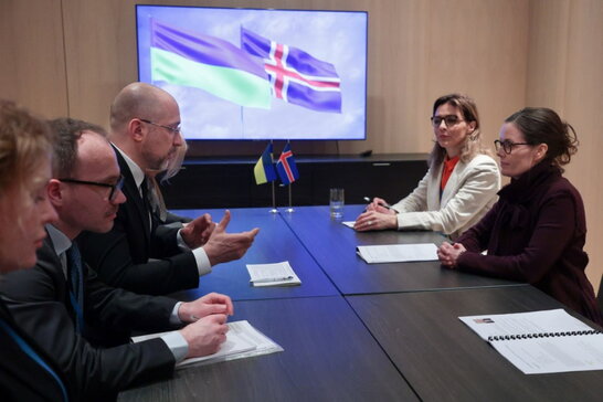 Шмигаль зустрівся із прем’єркою Ісландії Катрін Якобсдоттір