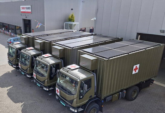 Нідерланди передали медичні модулі для українських прикордонників