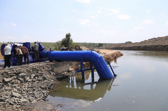 Ліквідація наслідків підриву Каховської ГЕС: запрацювала перша нитка водогону
