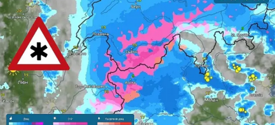 В Альпах очікується до 1 м снігу