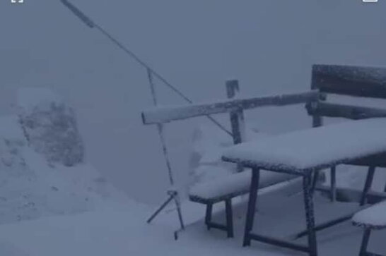 В Альпах на найвищій горі випало до 15 сантиметрів снігу