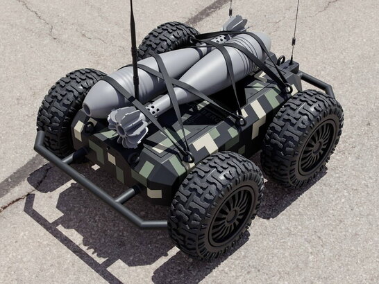У серійне виробництво запустили наземний робот-камікадзе Ratel S від українських розробників (ВІДЕО)