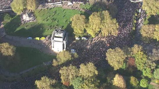 У Лондоні пройшов найбільший багатотисячний пропалестинський мітинг