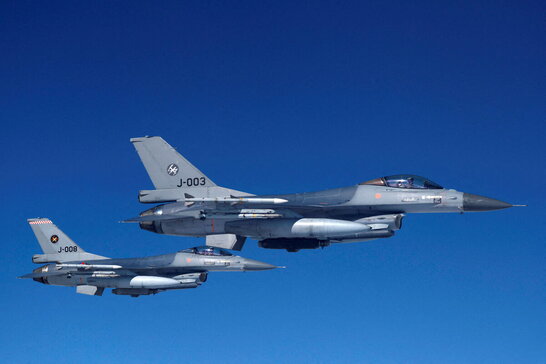 Норвегія відправить два F-16 до Данії для навчання українських пілотів