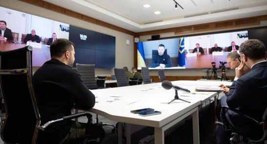 Зеленський обговорив оборонну підтримку України з лідерами коаліції парламенту Болгарії