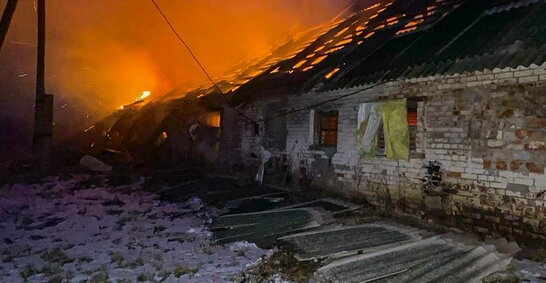 На Харківщині росіяни вдарили по фермі: загинуло понад 20 тварин