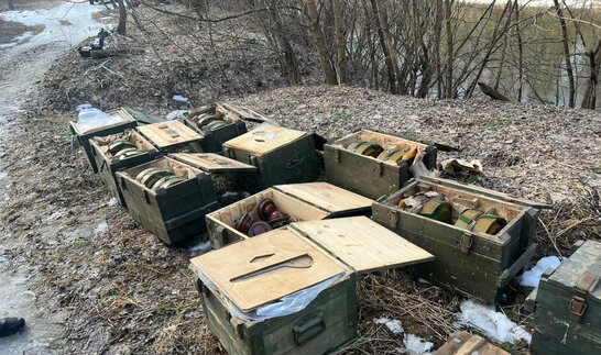 ДБР виявило схрон із боєприпасами, який окупанти залишили на Сумщині