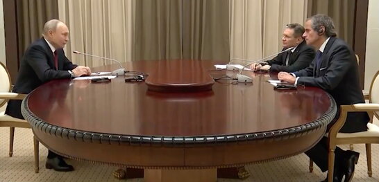 Генеральний директор МАГАТЕ обговорив із путіним безпеку Запорізької АЕС