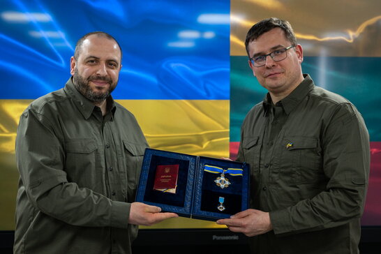 Умєров зустрівся у Києві з новим міністром оборони Литви