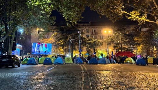 У Грузії поліція знесла наметове містечко протестувальників