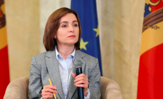 Санду повідомила, що Росія прагне змінити владу в Молдові, щоб використовувати країну проти України