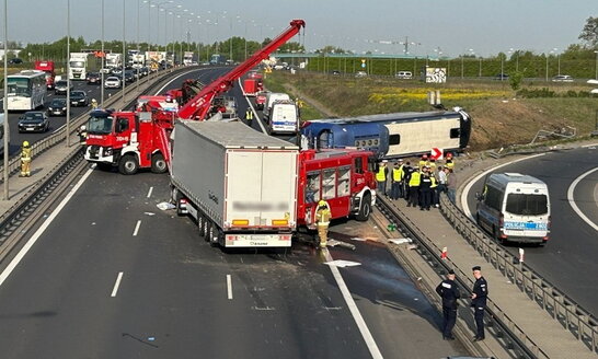 У Польщі автобус із українцями та білорусами потрапив у ДТП: 16 постраждалих, серед них дитина
