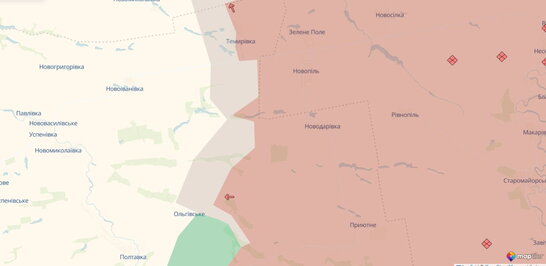 Росіяни просунулися біля низки населених пунктаів у Запорізькій та Донецькій областях - DeepState