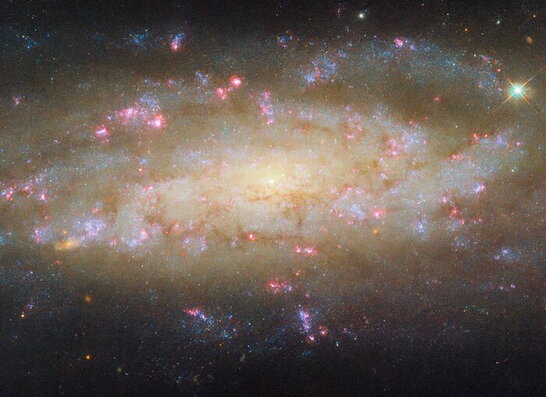 Hubble зафіксував детальне фото активної спіральної галактики в сузір’ї Журавля