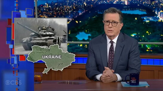 У шоу Стівена Кольбера показали карту України без Криму