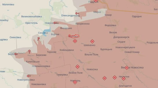 Росіяни окупували Маліївку та просунулися на трьох напрямках – DeepState