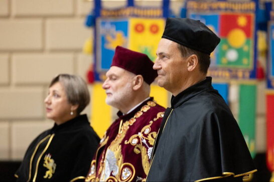 Міністр закордонних справ Польщі став почесним доктором ЛНУ імені І. Франка