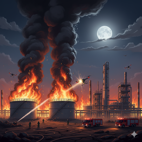 У Росії вибухи: дрони влучили по стратегічному заводу «Ставролен»