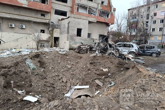 Наслідки російського удару по Балаклії: пошкоджено будинки та дитячий садок