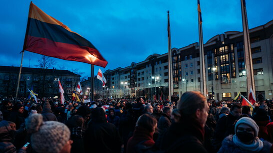 У Литві розгорнувся мітинг проти правок, що загрожують незалежності суспільного мовника