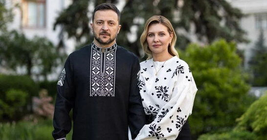 Володимир та Олена Зеленські привітали українців зі святом Великодня