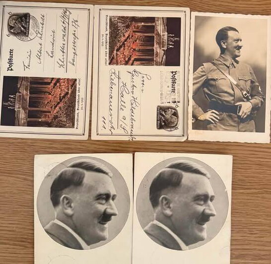 У киянки на кордоні вилучили листівки 1930-х років із зображенням Гітлера