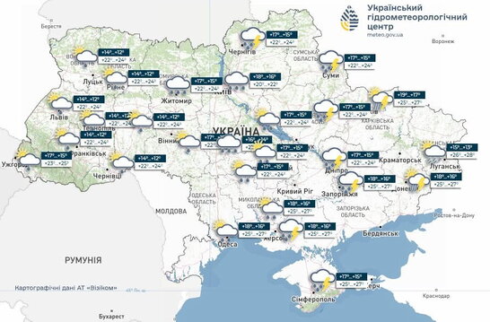 Дощі, грози та шквали: якою буде погода в Україні 8 червня