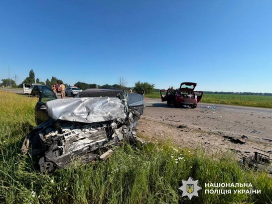 На Київщині лобове зіткнення забрало життя п’ятьох людей: ще двоє постраждали