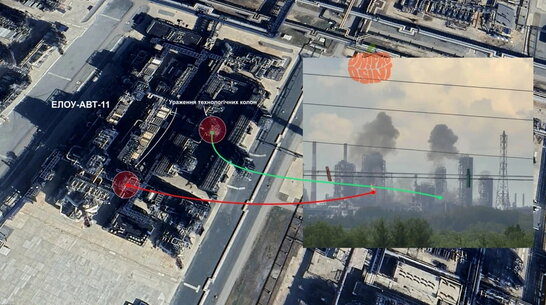OSINT-аналітик оприлюднив супутникові знімки наслідків удару по Омському НПЗ