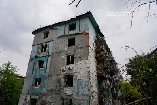 Після удару по житлових кварталах Запоріжжя поранені 28 людей
