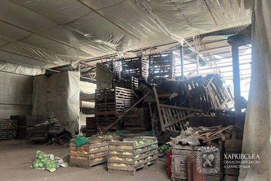 Росія вдарила по овочесховищу на Харківщині: шестеро загиблих і 12 поранених