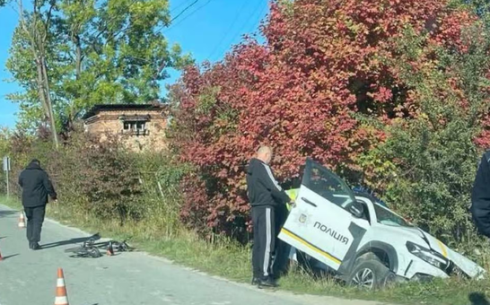 У поліції повідомили деталі ДТП на Львівщині за участі службового авто