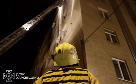 У Харкові під час пожежі в багатоповерхівці загинула людина, ще п’ятеро постраждали