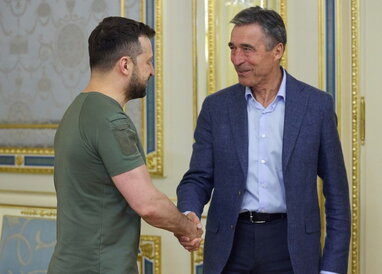 "Об’єднати потужних експертів": Зеленський зустрівся з колишнім генеральним секретарем НАТО