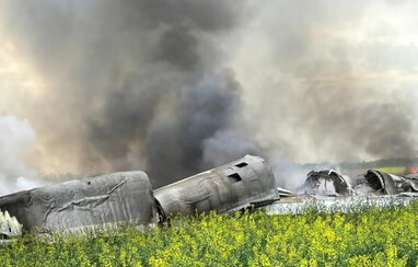 ГУР про збиття Ту-22М3 у повітрі: літак "приземлили" за 300 кілометрів від України (ВІДЕО)