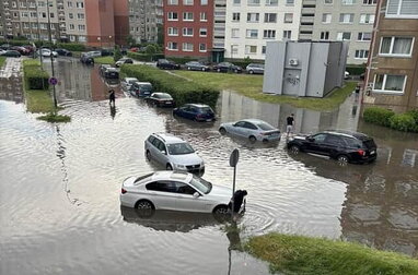 "Апокаліпсис Клайпеди": сильні дощі затопили литовське місто