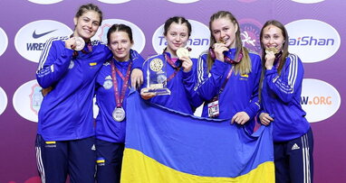 Жіноча збірна України з боротьби стала кращою на Євро U20