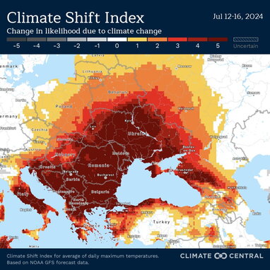Укргідрометцентр: Аномальна спека в Україні спричинена змінами клімату