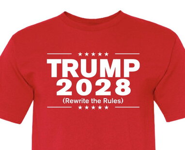 Трамп почав продавати мерч із написом «Trump 2028», попри заборону балотуватися на третій термін