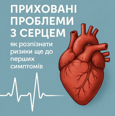 Приховані проблеми з серцем: як розпізнати ризики ще до перших симптомів