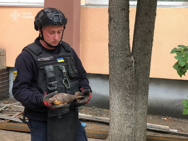 У Києві на території дитсадка знайшли мінометну міну часів Другої світової війни